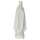 Madonna di Fatima 25 cm marmo bianco s1