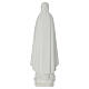 Madonna di Fatima 25 cm marmo bianco s4