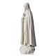 Virgen de Fátima 60 cm polvo de mármol blanco s2