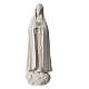 Madonna Fatima 60 cm polvere di marmo bianco s5