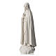 Madonna Fatima 60 cm polvere di marmo bianco s6