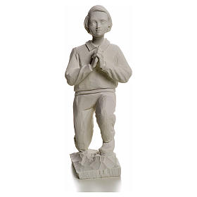 Shepherd Francis, 22 cm reconstituted carrara marble statue