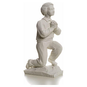 Shepherd Francis, 22 cm reconstituted carrara marble statue