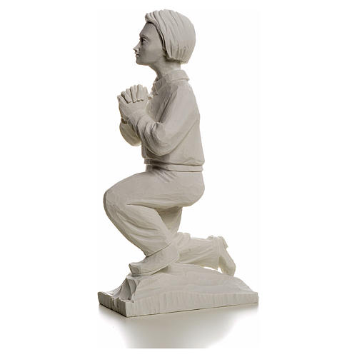 Shepherd Francis, 22 cm reconstituted carrara marble statue 3