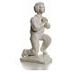 Shepherd Francis, 22 cm reconstituted carrara marble statue s5
