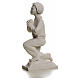 Shepherd Francis, 22 cm reconstituted carrara marble statue s6