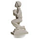Shepherd Francis, 22 cm reconstituted carrara marble statue s3