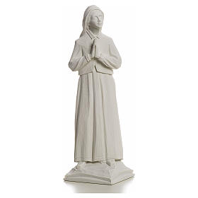 Shepherdess Lucia, 32cm composite Carrara marble statue