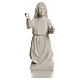 Shepherdess Jacinta, 22cm reconstituted carrara marble statue s1