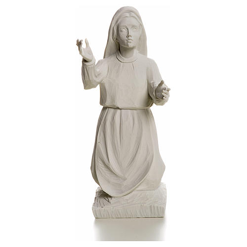 Shepherdess Jacinta, 22cm reconstituted carrara marble statue 1