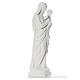 Estatua de la Virgen y el niño 100cm de mármol s9