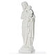 Statue Vierge à l'enfant poudre de marbre 100 cm s7