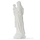 Statue Vierge à l'enfant poudre de marbre 100 cm s8