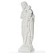 Statue Vierge à l'enfant poudre de marbre 100 cm s3