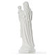 Statue Vierge à l'enfant poudre de marbre 100 cm s4