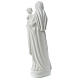 Statua Madonna con bimbo 85 cm marmo bianco s5