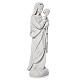 Virgin Mary and baby Jesus statue in reconstituted Marble, 60 cm s2