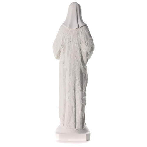 Virgen con niño de mármol sintético 80 cm 9