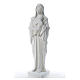 Virgin Mary and baby Jesus, reconstituted Carrara Marble, 100 cm s2