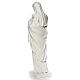 Madonna con bambino marmo sintetico bianco 100 cm s7