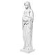 Madonna con bambino marmo sintetico bianco 100 cm s4