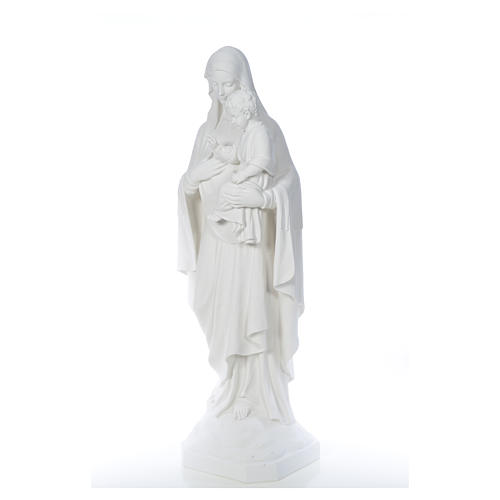 Virgen de la Consolación 130cm mármol 6