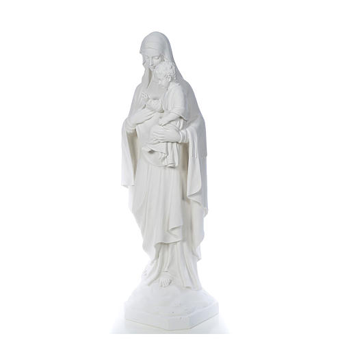 Our Lady of Consolation, 130 cm statue in reconstituted marble 2