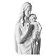 Our Lady with Child, reconstituted marble statue, cm 120 s8