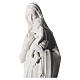 Virgen con el Niño mármol blanco 120cm s4