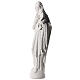 Vierge à l'enfant marbre blanc 120 cm s3