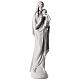 Madonna con bimbo marmo bianco cm 120 s5