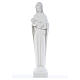 Vierge à l'enfant marbre blanc 80 cm s5