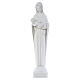Vierge à l'enfant marbre blanc 80 cm s1