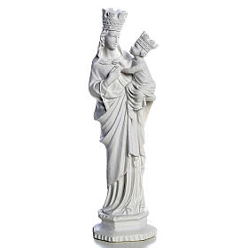 Virgen de Trápani 25cm mármol blanco