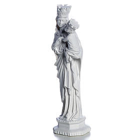 Virgen de Trápani 25cm mármol blanco