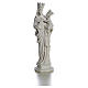 Virgen de Trápani 25cm mármol blanco s5