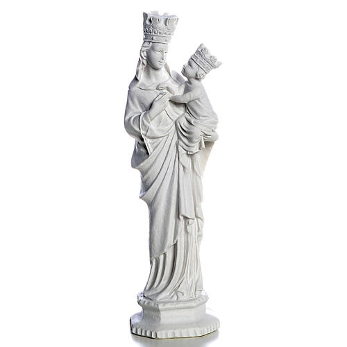 Matka Boża z Trapani marmur biały 25 cm 1