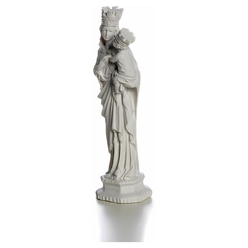 Our Lady of Trapani statue in reconstituted marble, 25 cm 6