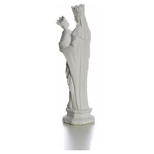 Our Lady of Trapani statue in reconstituted marble, 25 cm 7