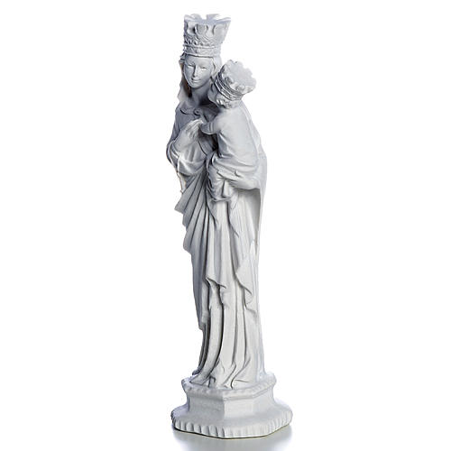 Our Lady of Trapani statue in reconstituted marble, 25 cm 2