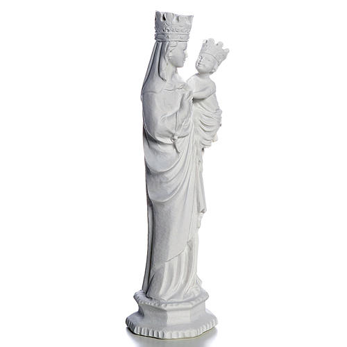 Our Lady of Trapani statue in reconstituted marble, 25 cm 4
