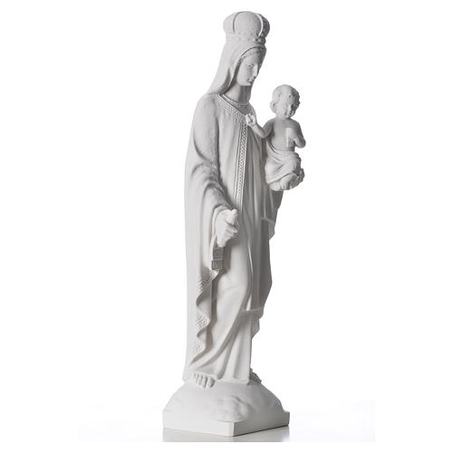Our Lady of Carmel statue in reconstituted marble 60 cm 8