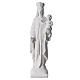Madonna del Carmelo marmo sintetico bianco 60 cm s5