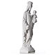 Our Lady of Carmel statue in composite marble 60 cm s4