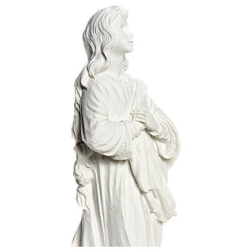 Blessed Virgin Mary in reconstituted Carrara marble 35-55 cm 5