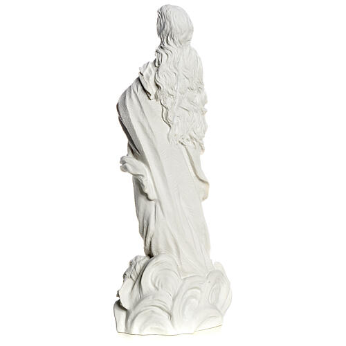 Blessed Virgin Mary in reconstituted Carrara marble 35-55 cm 6