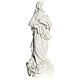 Blessed Virgin Mary in reconstituted Carrara marble 35-55 cm s1