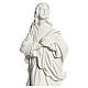 Blessed Virgin Mary in reconstituted Carrara marble 35-55 cm s2