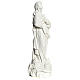 Bienheureuse Vierge de l'Assomption marbre blanc 35-55 cm s4
