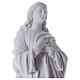 Heilige Jungfrau künstlicher  Marmor, weiss, 100 cm s2